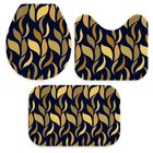 Jogo Tapetes Para Banheiro Floral Luxury Único