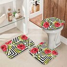 Jogo Tapetes para Banheiro Floral Nature