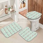 Jogo Tapetes para Banheiro Folhagem Clean