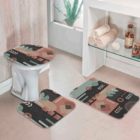 Jogo Tapetes Para Banheiro Geometric Elements Colors Único