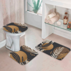 Jogo Tapetes Para Banheiro Gold Botanical Único