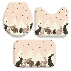 Jogo Tapetes Para Banheiro Happy Easter Abstract Único