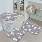 Jogo Tapetes Para Banheiro Happy Easter Único