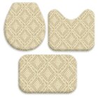 Jogo Tapetes Para Banheiro Knitted Único