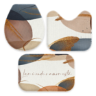 Jogo Tapetes Para Banheiro Lar É Onde O Amor Está Único