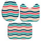 Jogo Tapetes para Banheiro Linhas Coloridas