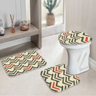 Jogo Tapetes Para Banheiro Listras  Único