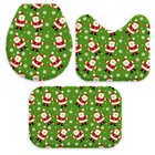 Jogo Tapetes Para Banheiro Multi Noel Único