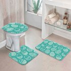 Jogo Tapetes Para Banheiro Páscoa Blue Eggle Único