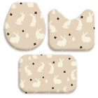 Jogo Tapetes Para Banheiro Páscoa Classico Único