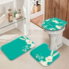 Jogo Tapetes Para Banheiro Páscoa Premium Único