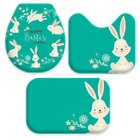 Jogo Tapetes Para Banheiro Páscoa Premium Único