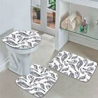 Jogo Tapetes para Banheiro Penas