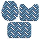 Jogo Tapetes para Banheiro Traços Paralelos