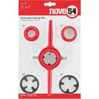 Jogo Tarraxa P/ Cano De Pvc 1/2" A 1" Corpo Plástico Nove54