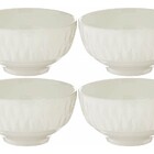 Jogo Tigela Bowl Porcelana Branca Balloon 300ml 4 Unidades