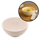 Jogo Tigela Bowl Porcelana Clean Branca 350ml 6 Unidades - Ly