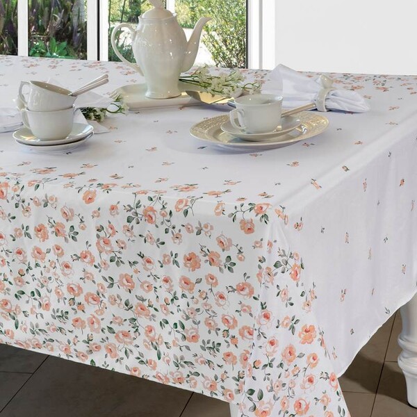 Jogo Toalha De Mesa 6pc 78x78cm Impermeável Tassia Kacyumara