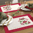 Jogo Toalha De Mesa Lugar Americano 8 Peças Algodão Estampa N