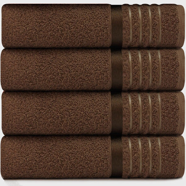 Jogo Toalhas 4 Peças Banho Algodão Fio Open End Otto Karsten