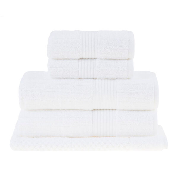 Jogo Toalhas Banhão Buddemeyer 5p Fio Penteado Branco