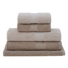 Jogo Toalhas Banho Buddemeyer 5p Fio Penteado Bege 0112