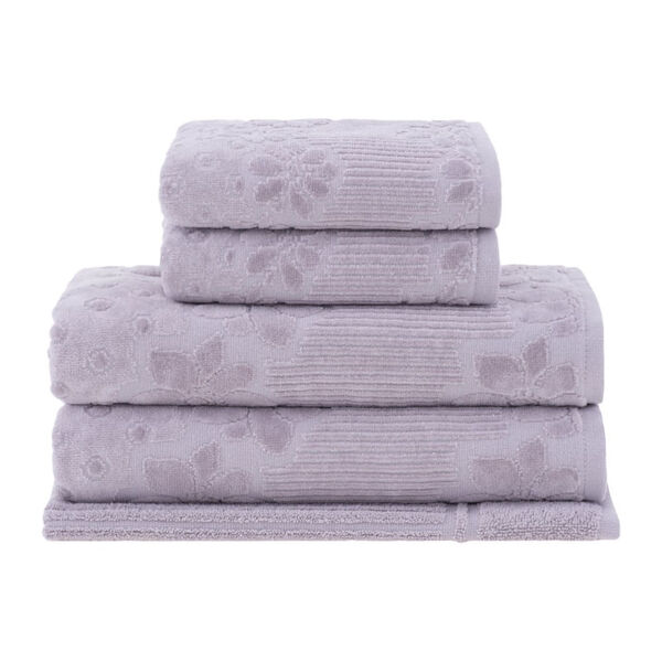 Jogo Toalhas Banho Buddemeyer 5p Lollipop Lilás 1618