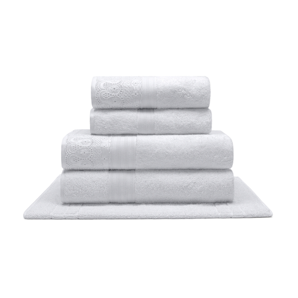 Jogo Toalhas Banho Gigante 5 Peças Buettner Cristal Renascenç