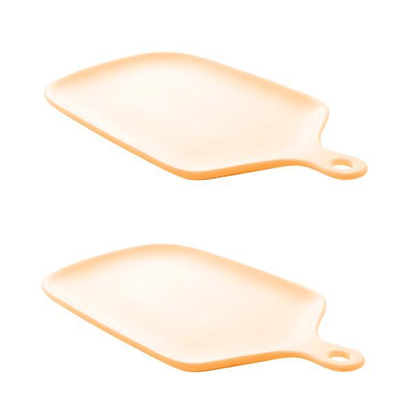 Jogo Travessas Bon Gourmet Nórdica 26x16x2cm 2 Peças Amarelo