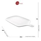 Jogo Travessas Bon Gourmet Nórdica 26x16x2cm 2 Peças Branco