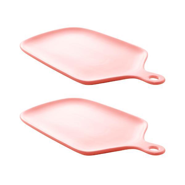 Jogo Travessas Bon Gourmet Nórdica 26x16x2cm 2 Peças Rosa