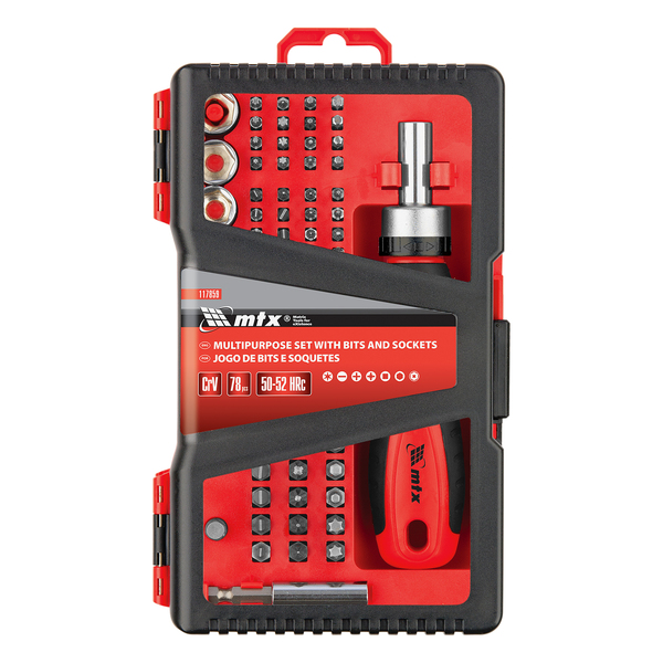 Jogo Universal C/bits E Soquetes (78pcs) Mtx