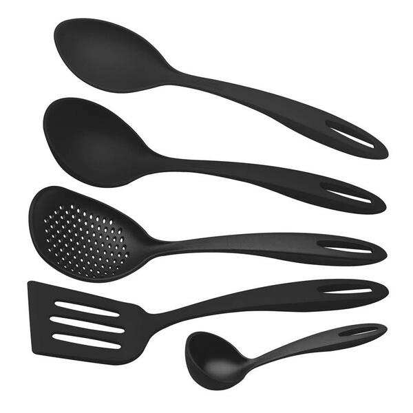 Jogo Utensílios Nylon 5 Peças Ability Grafite - 25199607