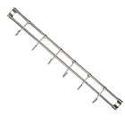 Jogo Utensílios Silicone 6 Peças Premium + Suporte Inox Pared