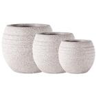 Jogo Vasos 3 Tamanhos Canela Pedra Terrano