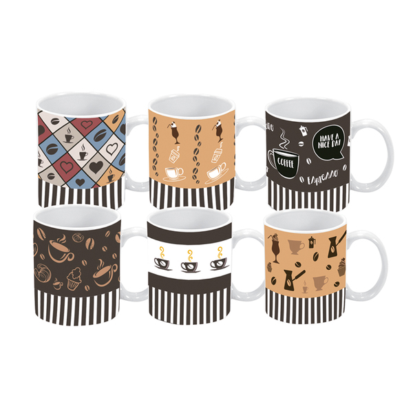 Jogo Xícaras De Café Coffee 55 Ml 6 Peças Class Home