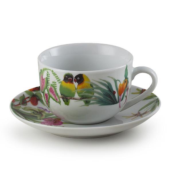 Jogo Xícaras De Chá Em Porcelana Wolff Abstract 6 Peças