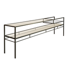 Josh - Buffet Com Nicho Espelhado Charlotte - Dourado - 250cm