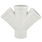 Junção Dupla PVC para Esgoto 100mm ou 4" Tigre