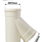 Junção Esgoto Dn Invertida Krona Dn75mm X 50mm