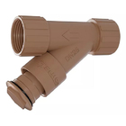 Junção Filtro Y Conexão Roscável Pvc Marrom 3/4'' Estrela