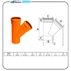 Junção Simples Silentium Dn 100 Amanco