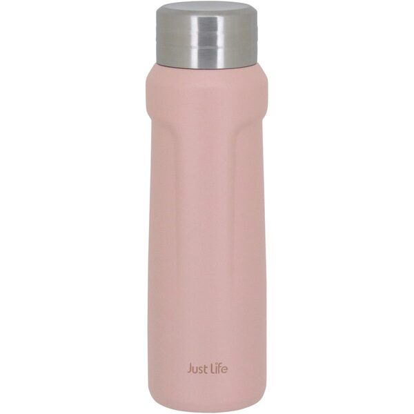 Just Life Garrafa Térmica 23x7x7cm 500ml Inox Rosa Parede Dup