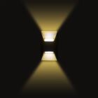 K 2 Arandela Cairo 2 Fachos Soquete G9 Preta - Plaslumi