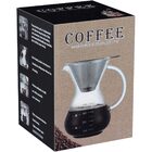 Kanne Cafeteira Com Filtro 14x15x11cm 400ml Borosilicato Tran