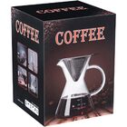 Kanne Cafeteira Com Filtro 16x16x12cm 500ml Borosilicato Tran