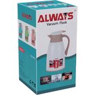 Khenze Garrafa Térmica 25x16x13cm 1l Plástico Branco Ampola V