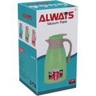 Khenze Garrafa Térmica Água Café 25x17x14cm 1l Plástico Verde