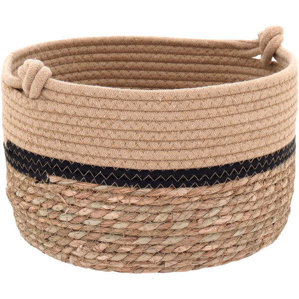 Kigali Cesta Decorativa Organizadora Cachepô 19x30x30cm Fibra