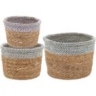 Kigali Cesta Decorativa Organizadora Cachepô Fibra Natural 3